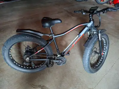 Fat tire bike (ebike without battery), View more
