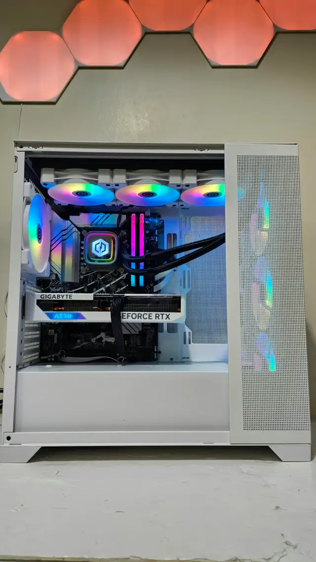 White Gaming PC | i5 13600KF / 16GB DDR5 / RTX 4060 Ti 16GB | Desktop ...