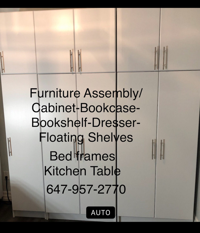 Furniture Assembly 647-957-2770 in Bookcases & Shelving Units in Oshawa / Durham Region