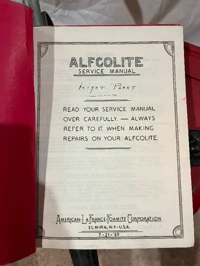 Alfcolite Generator - Needs flywheel, View more