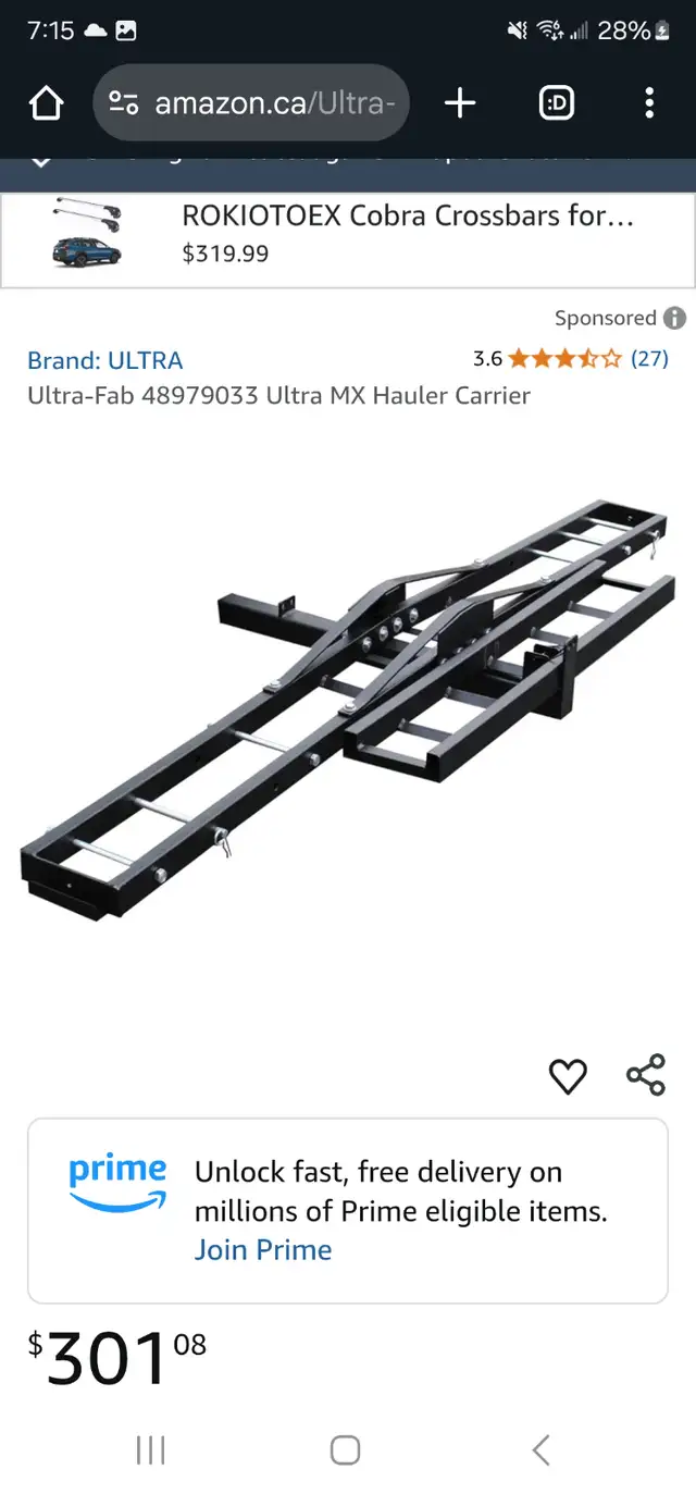 Motorcycle Trailer Hitch Carrier W Short And Long Loading  Ramp in Other in Windsor Region - Image 11