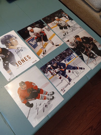 NHL Autographs 8X10 Glossy Lot of 6 Doan,Straka,Aucoin Perfect