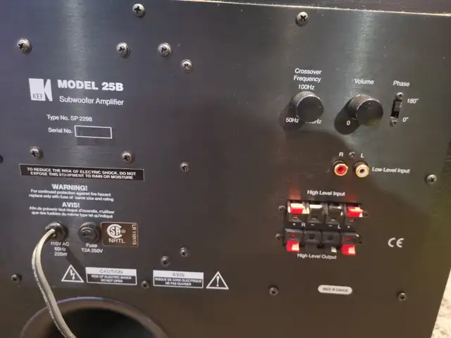 KEF Subwoofer in Speakers in Markham / York Region - Image 4