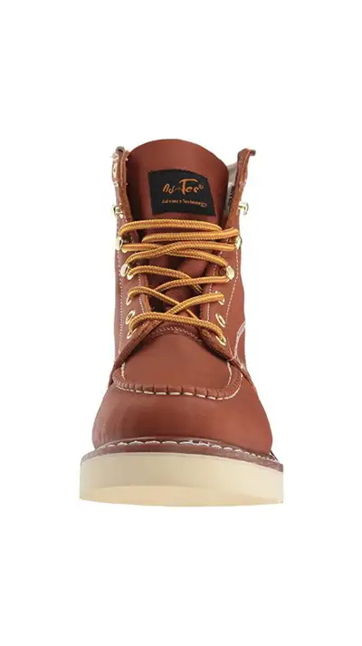 BRAND NEW Ad Tec Moc Toe Wedge Work Boots Brown Leather 9.5 Wide, View more