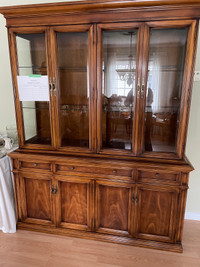 Dining room set - hutch, table and 6 chairs