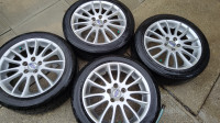 205/50/R17 - rims and tires for Focus, Volvo - set of 4