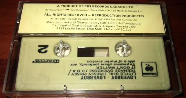 Cassette Tape :: Loverboy – Loverboy in CDs, DVDs & Blu-ray in Hamilton - Image 3