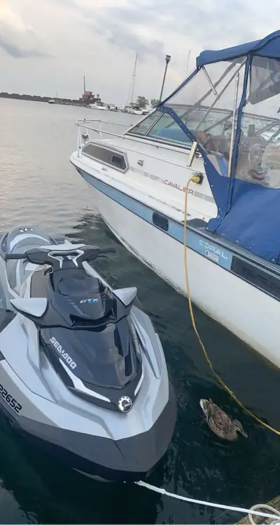 Seafood GTX Limited 300 barely used 50 hrs great condition. Trailer Included Water Tube included