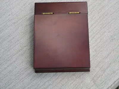 Bombay Company Mahogany Mini Desk Organizer Box, View more