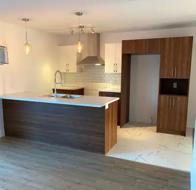 Magnifique triplex style condo 4 1/2 disponible à partir du 1er juillet Construction 2020 situé sur...