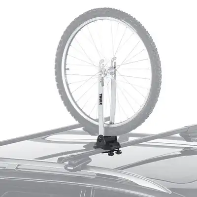 The Thule 593 Wheel-On bike rack is loaded with features to ensure your wheel travels safely to your...
