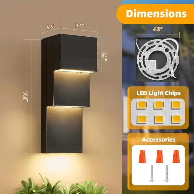 NEUF: Applique murale  à LED 30 W à 3 palliers in Indoor Lighting & Fans in Longueuil / South Shore - Image 5