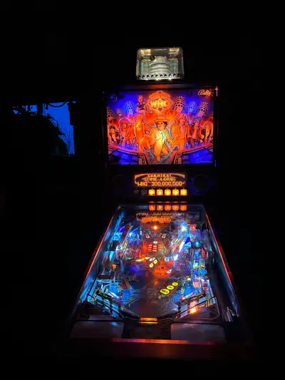 Title says it all. Awesome Bally/Williams DR Who pinball just serviced and working great. LED upgrad...