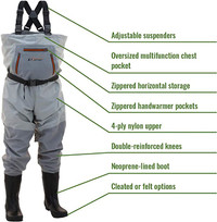 Frogg Toggs Hellbender Breathable Fishing Chest Wader