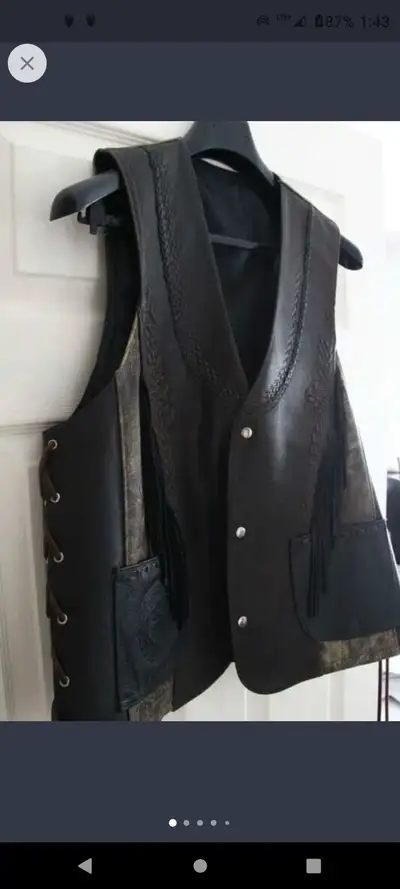 If ad is listed item is still available Reduced!! Vest is brand new never worn Custom made - hand st...