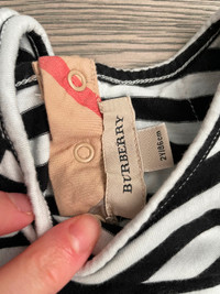 Burberry toddler size 2 shirt