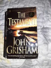 John Grisham The Testament paperback book