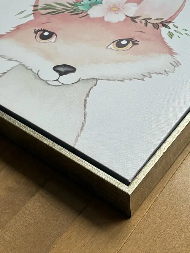 Framed Fox Canvas Wall Art in Home Décor & Accents in Ottawa - Image 4