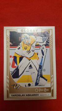 2023-24 upper deck glossy yaroslav askarov hockey card # R-15