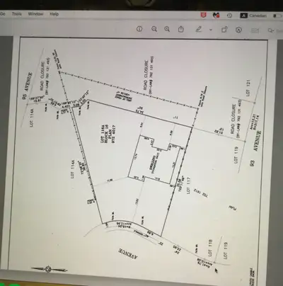 Big infill lot ready for built at 18410-93 Ave NW for sale. It is 1059.633 square meter. Current Zon...