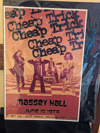 Vintage Cheap Trick concert poster June 15 1978