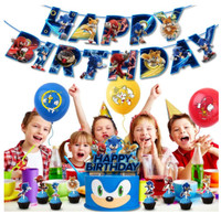 Sonic Supplies Birthday Party Decorations