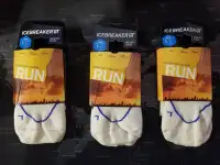 Icebreaker Merino Wool Running Socks, Men's Large x 3 Pairs