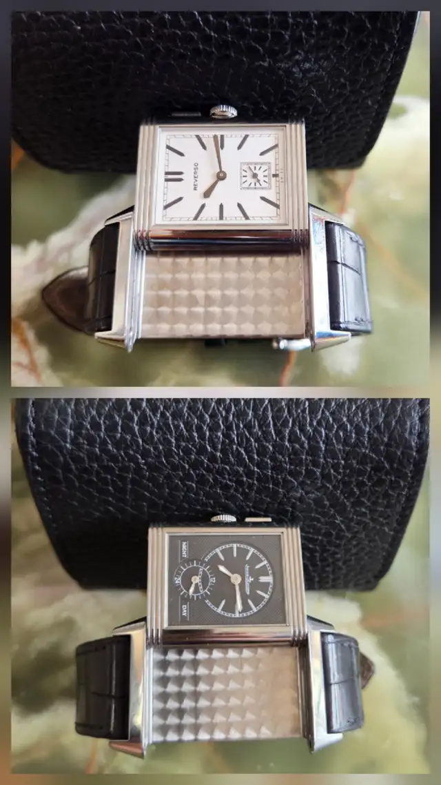 JAEGER-LECOULTRE GRAND REVERSO ULTRA THIN DUO Q3788570 WATCH in Jewellery & Watches in Downtown-West End - Image 2