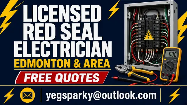 Licensed Red Seal Electrician - Edmonton & Area - Free Quotes