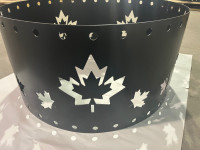Maple Leaf Design Fire Pits