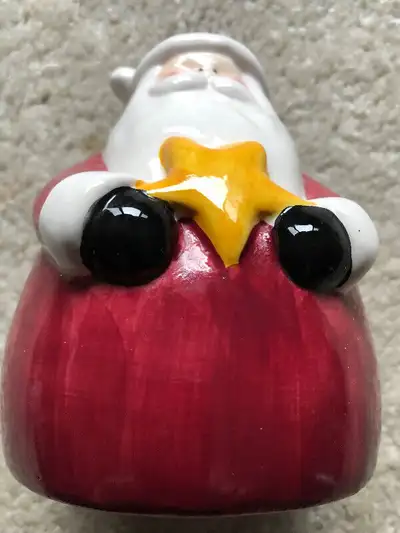 Santa candle holder, View more