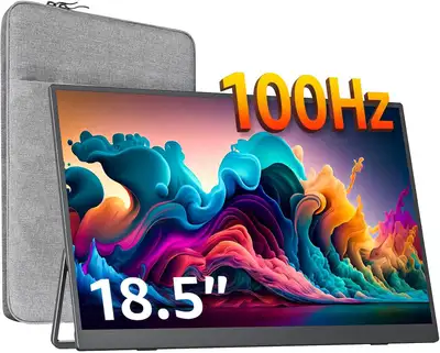 18.5 Inch 1080P FHD 100Hz Portable Monitor - NEW, View more