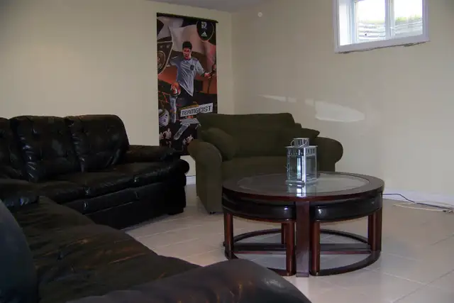 2Bdrm in Basement + Parking for Rent, Oct. Or later