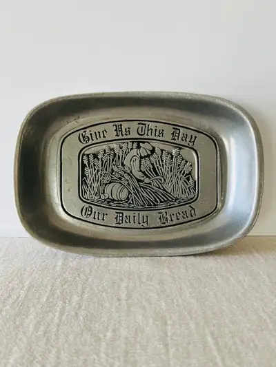 PAN PEWTER BREAD PAN YORK PENNSYLVANIA USA-USED, View more