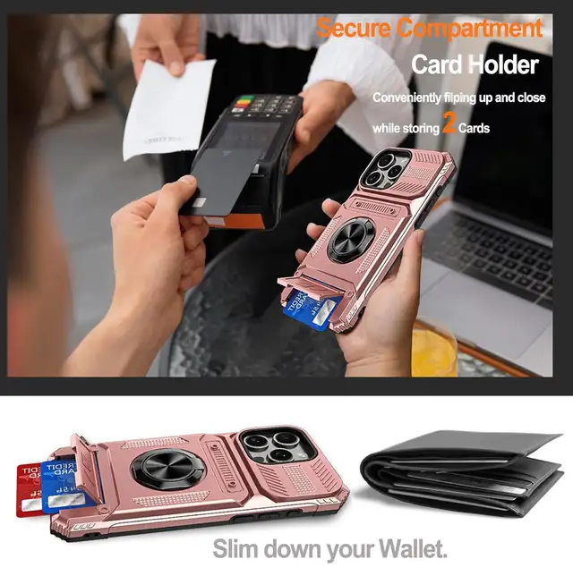 Phone case for iPhone 14 Pro - New - Rose Gold in Cell Phone Accessories in Kitchener / Waterloo - Image 4