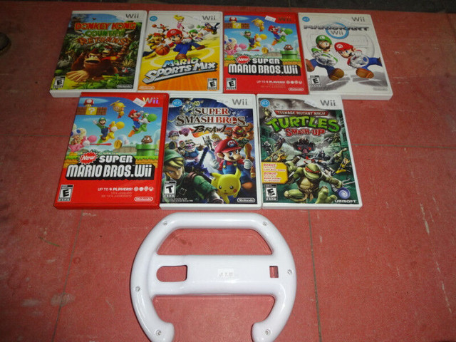 Jeux vidéo, Game, Accessoire Nintendo Wii, Wii U à partir de 10$ dans Nintendo Wii  à Laval/Rive Nord