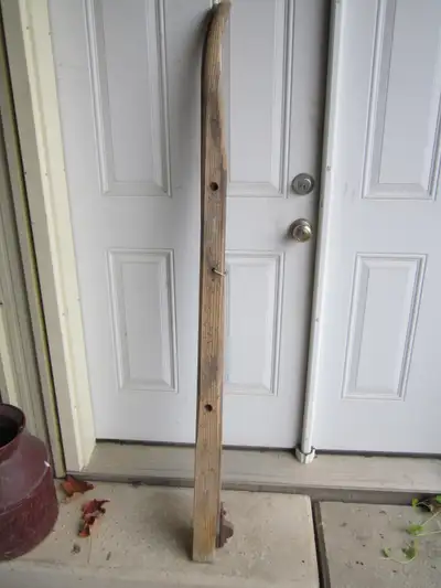 Pair of Antique Wooden WHEELBARROW HANDLES, View more