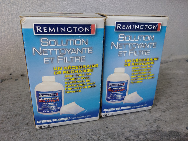 Solution nettoyante + Filtre pour rasoir Remington dans Autre  à Ville de Montréal