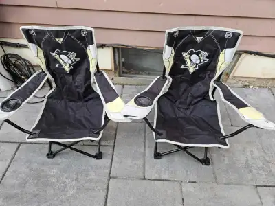 Kids pittsburg penguin camping chairs, View more