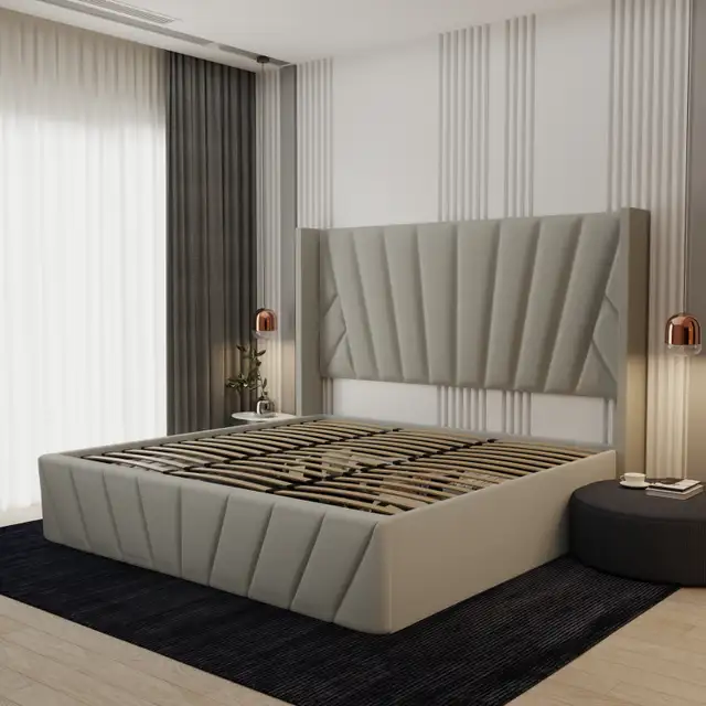 Queen/King size bed frame and mattress available in Beds & Mattresses in City of Toronto - Image 7