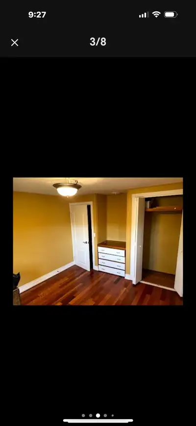 999 per month included all bills. Yes there’s parking must drive. There are no buses that run here....