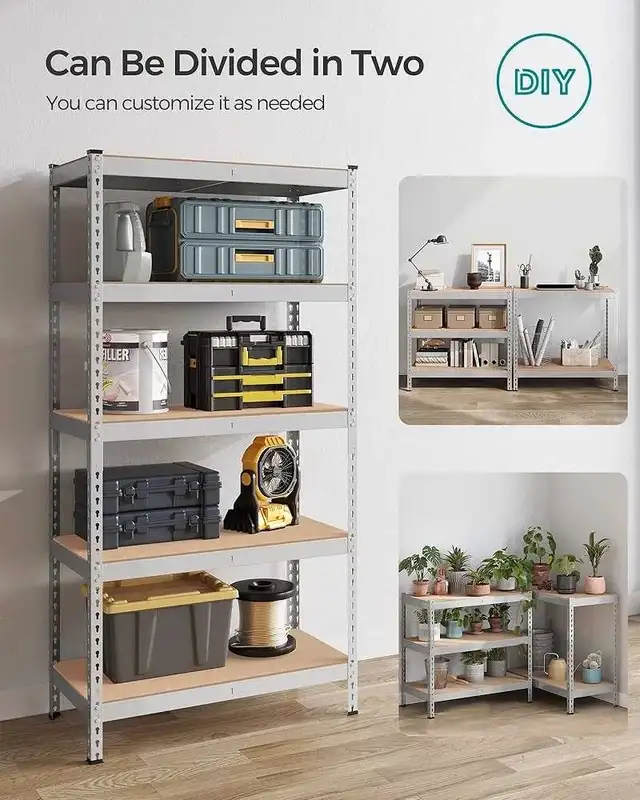 Brand New 5-Tier Storage Shelves  17.7" x 35.4" x 70.9"62863729409666122