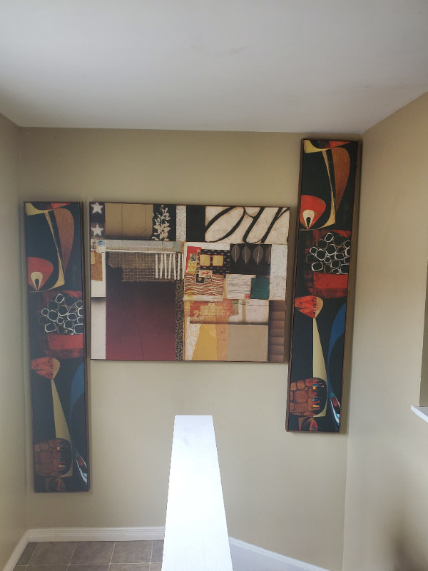 Large 3 piece wall art. | Arts & Collectibles | Kitchener / Waterloo |  Kijiji