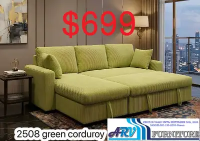 SOFABED BEDROOM PULLOUT ARV FURNITURE MISSISSAUGA ONTARIO CANADA, View more
