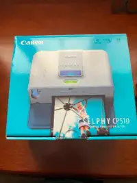CANON SELPHY CP510 PHOTO PRINTER COMPACT COLOR NEW NEVER USED!