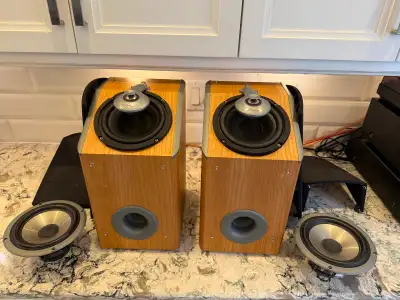 Mirage OMNI-60 speakers/replaced woofers, View more
