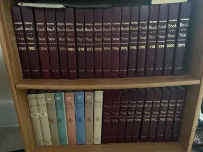 Encyclopedia Britannica Book of the Year 1976-2001 (26 books), View more