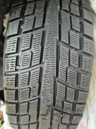 Very good conditions winter tire with rims on, just used for 15,000KM, 4 sets.