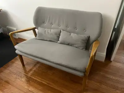 Structube Klein Loveseat In Grey, View more