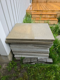 Patio stones and stairs 